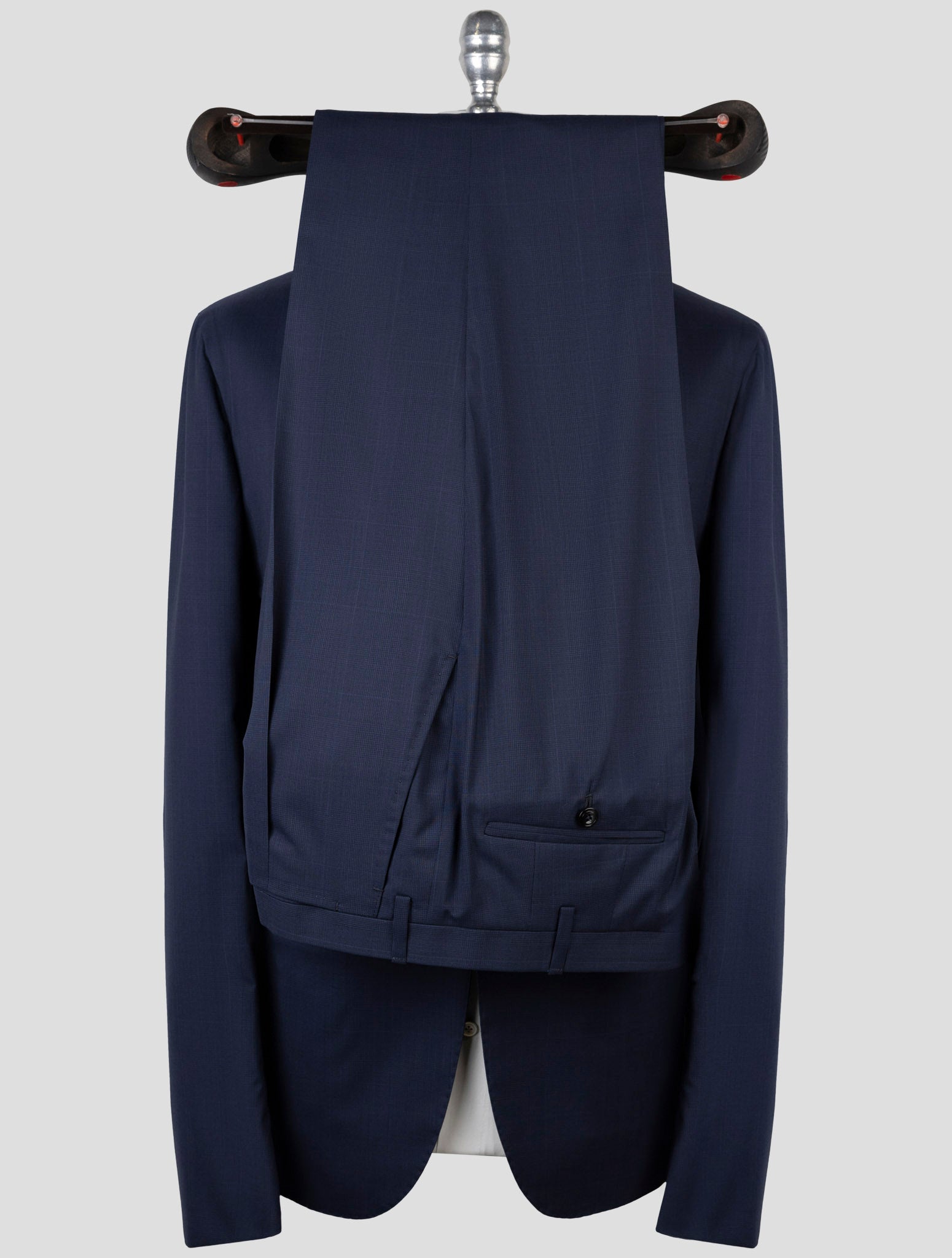 Kiton Blue Wool 150's Diamante Blue Suit