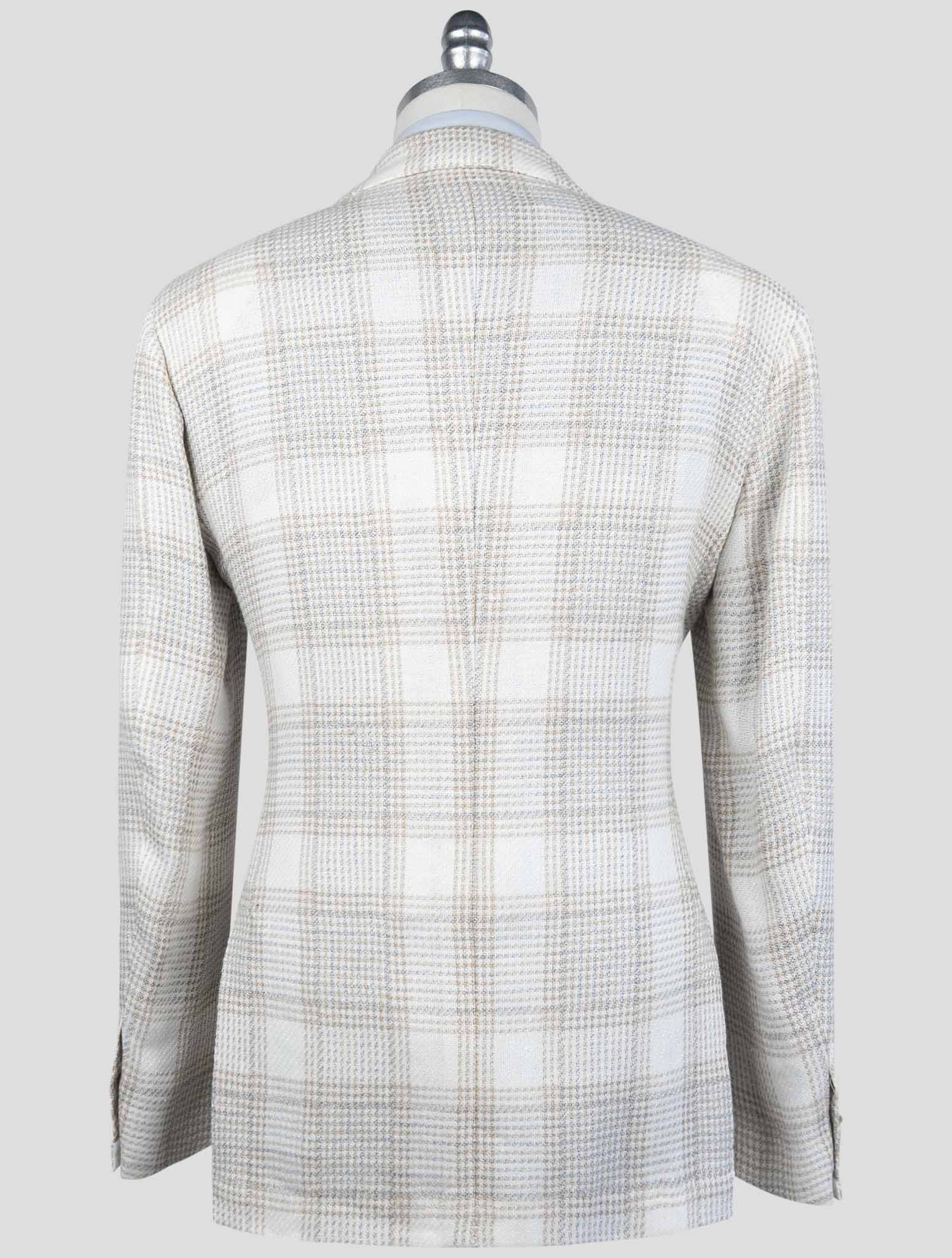 Kiton Multicolor Cashmere Linen Blazer