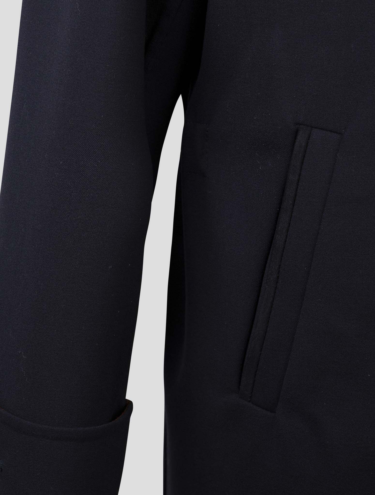 kiton Blue Wool Ea Overcoat