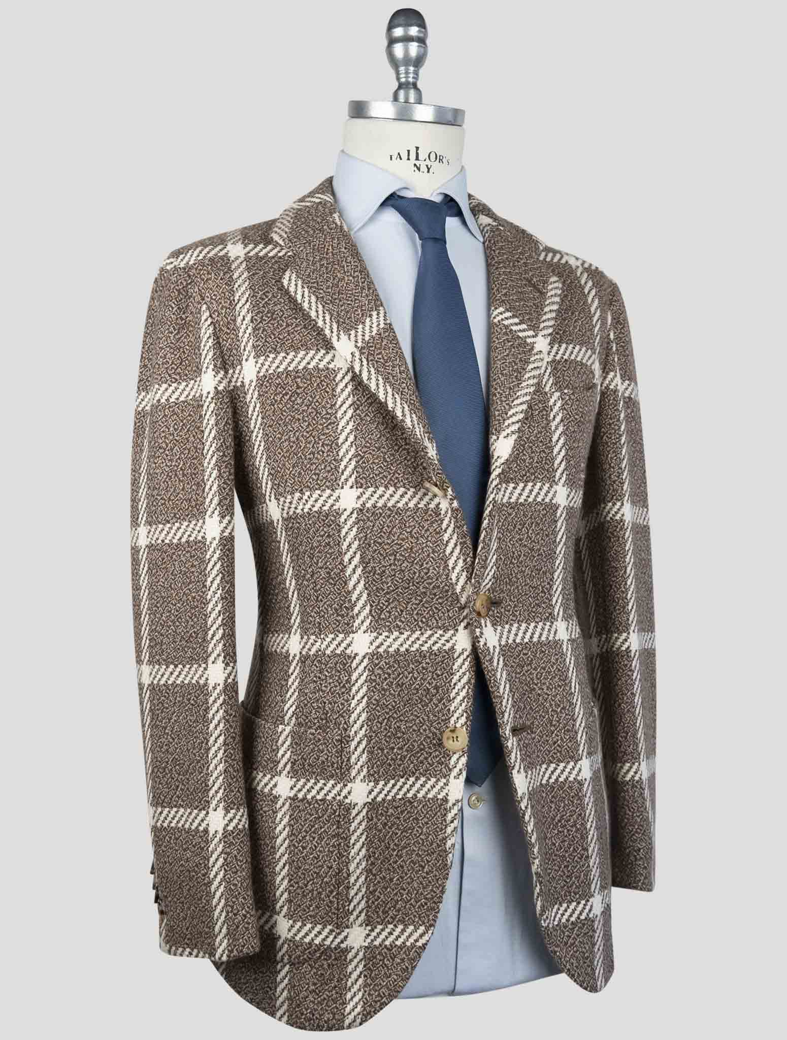 Kiton Brown Cashmere Blazer