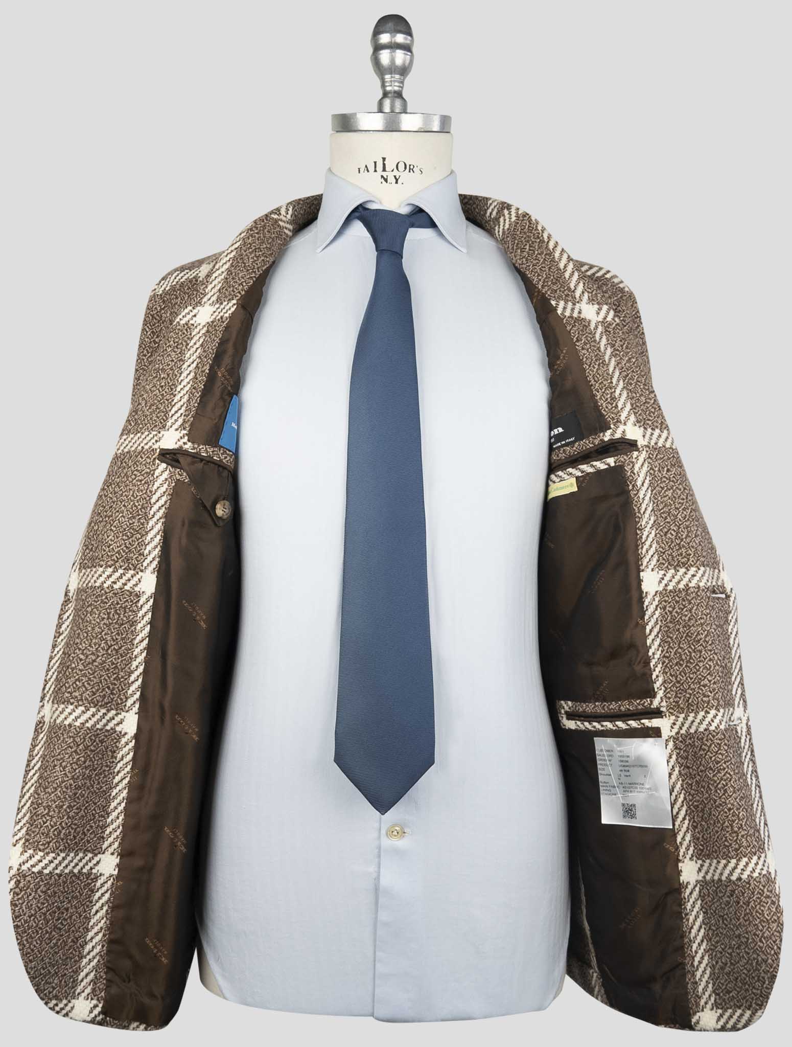 Kiton Brown Cashmere Blazer