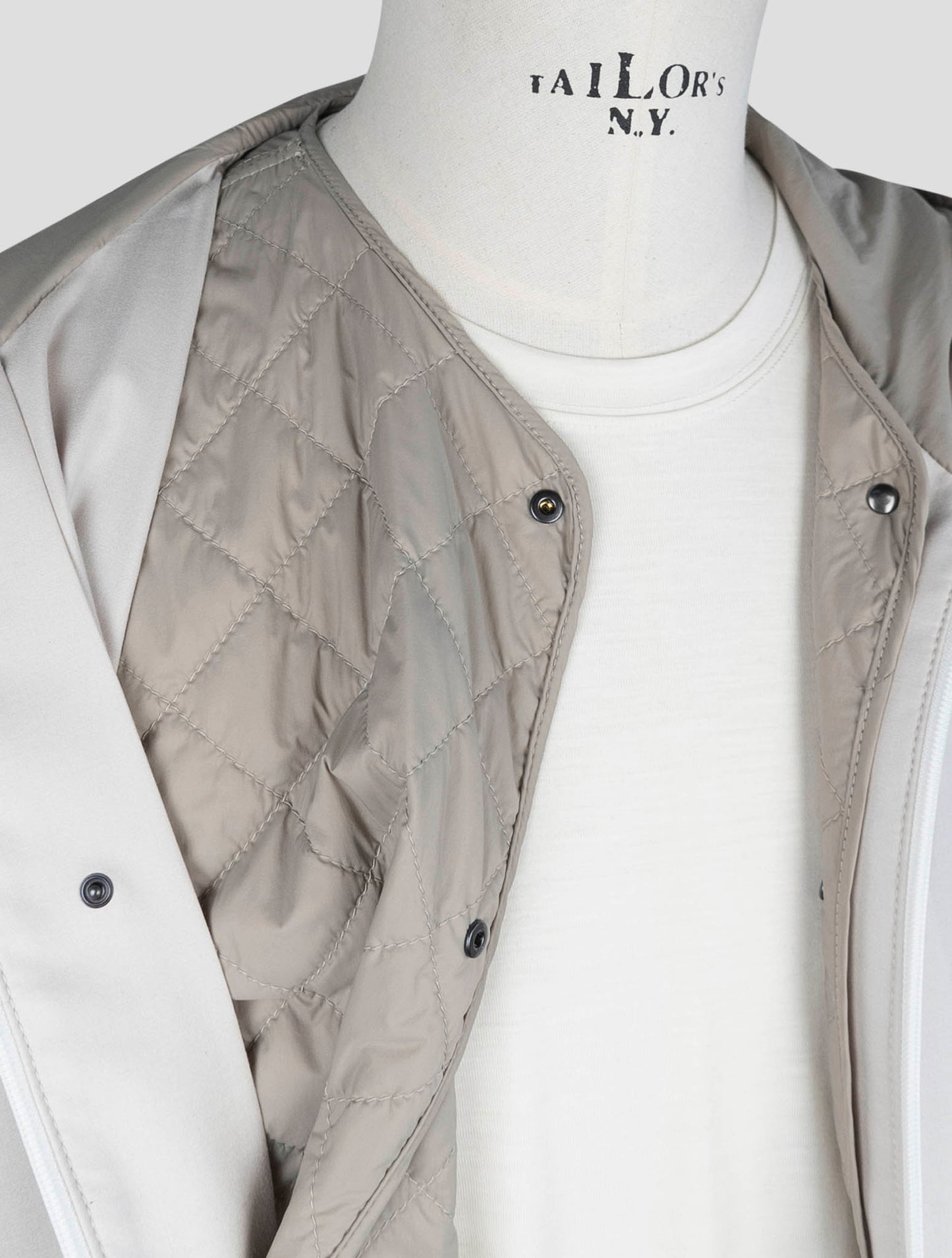 kiton Beige  Cashmere Silk Coat