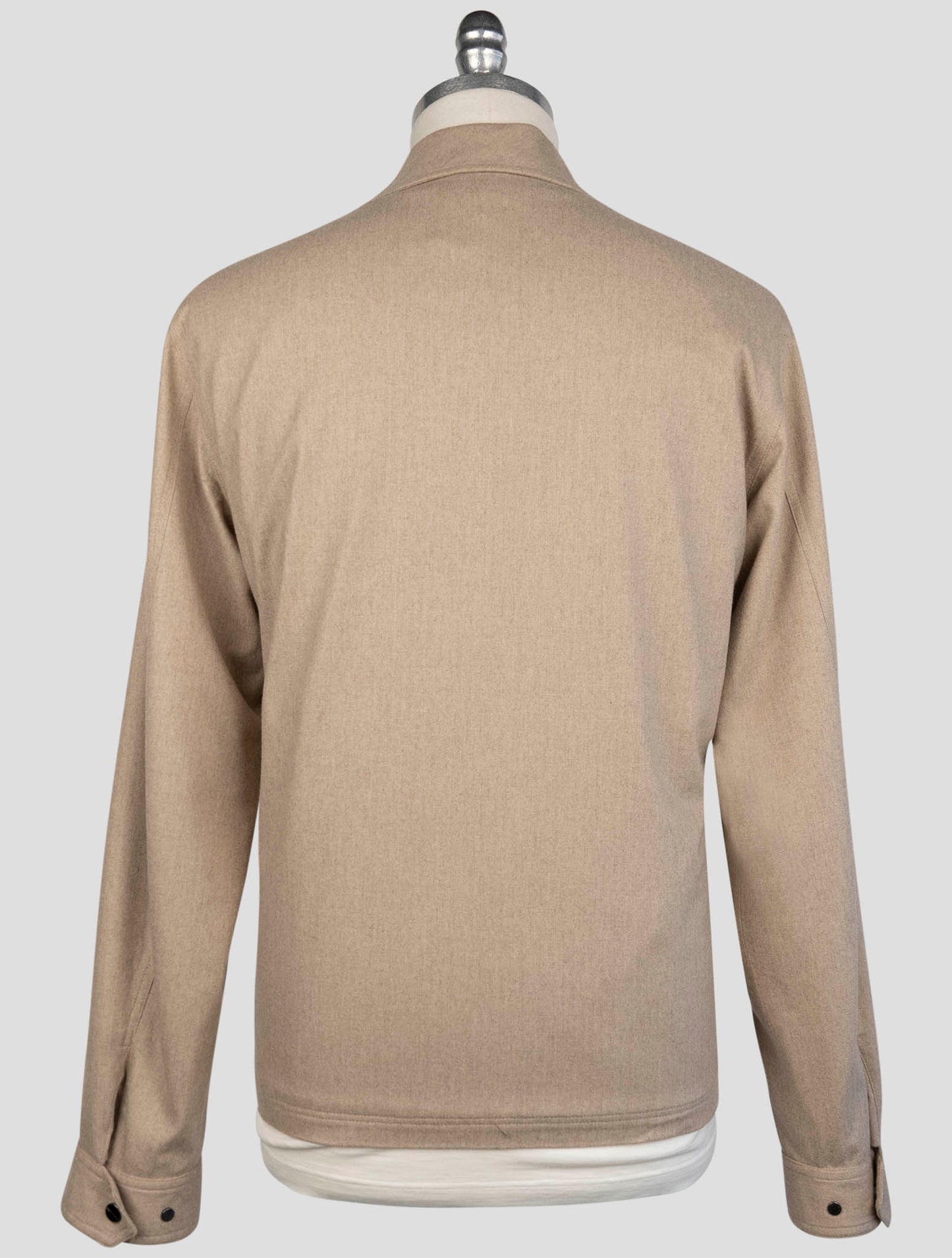 Kiton Beige Cashmere Pa Coat