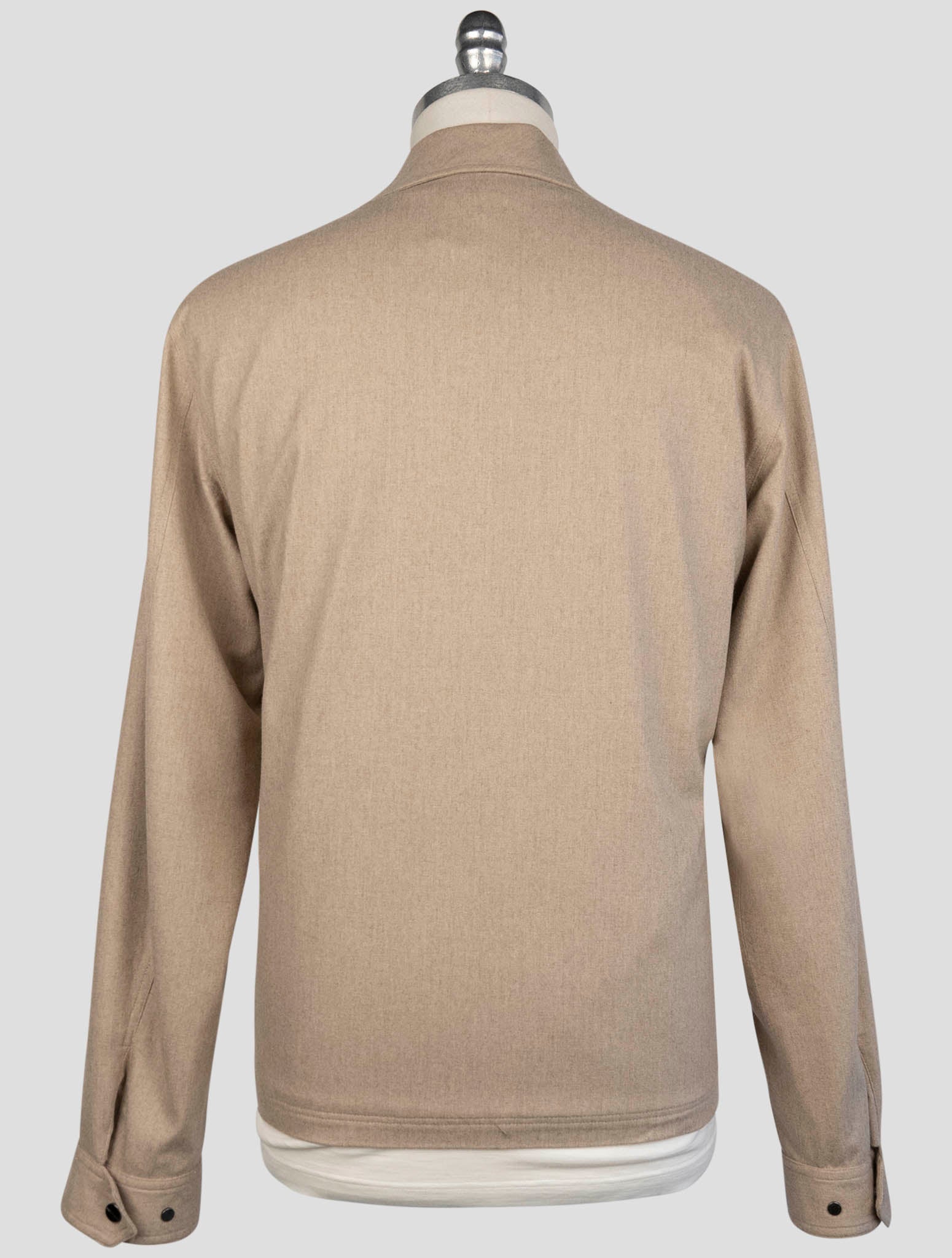 Kiton Beige Cashmere Pa Coat