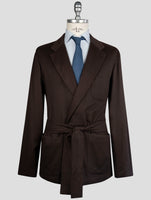 Kiton Brown Cashmere Pa Ea Blazer
