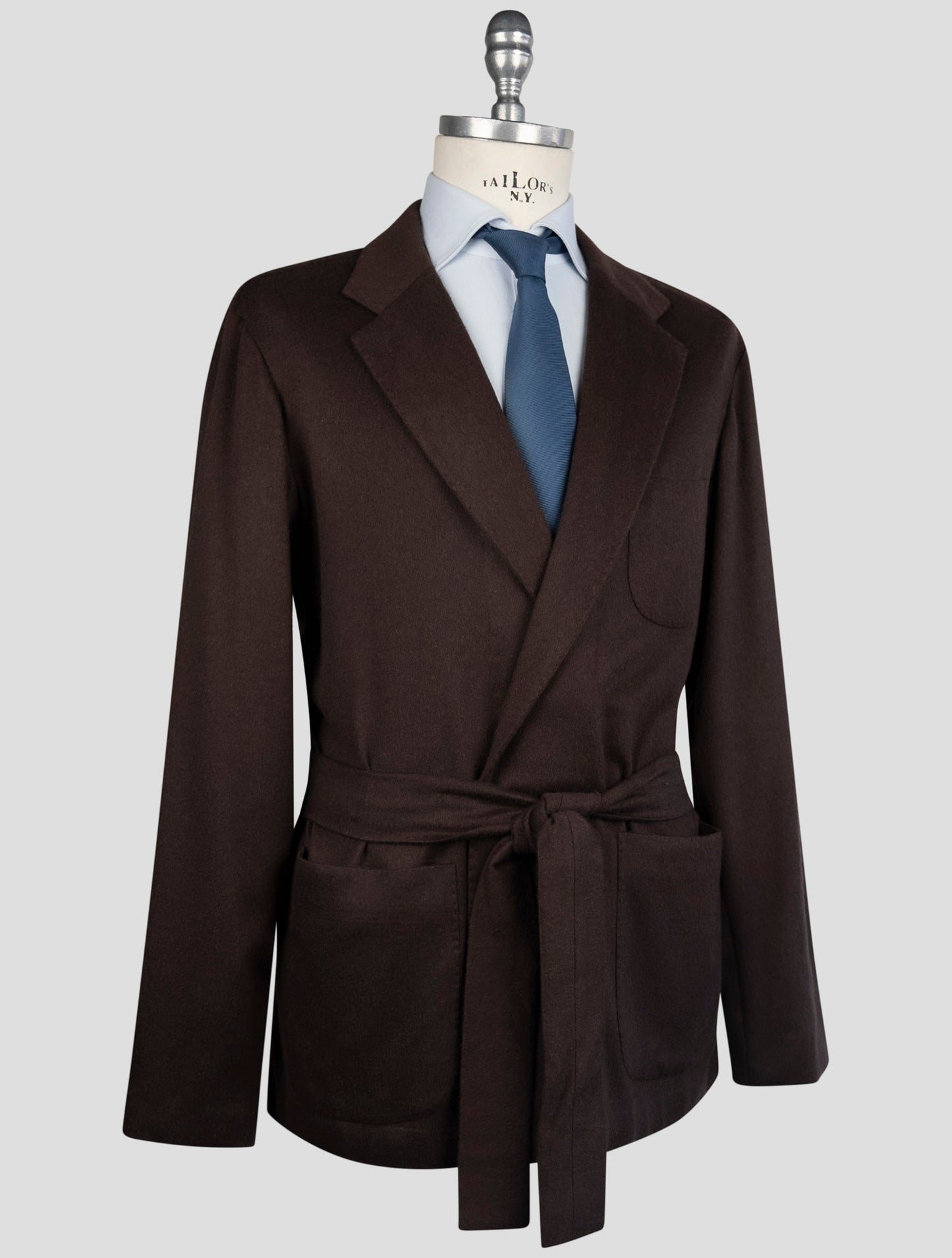 Kiton Brown Cashmere Pa Ea Blazer