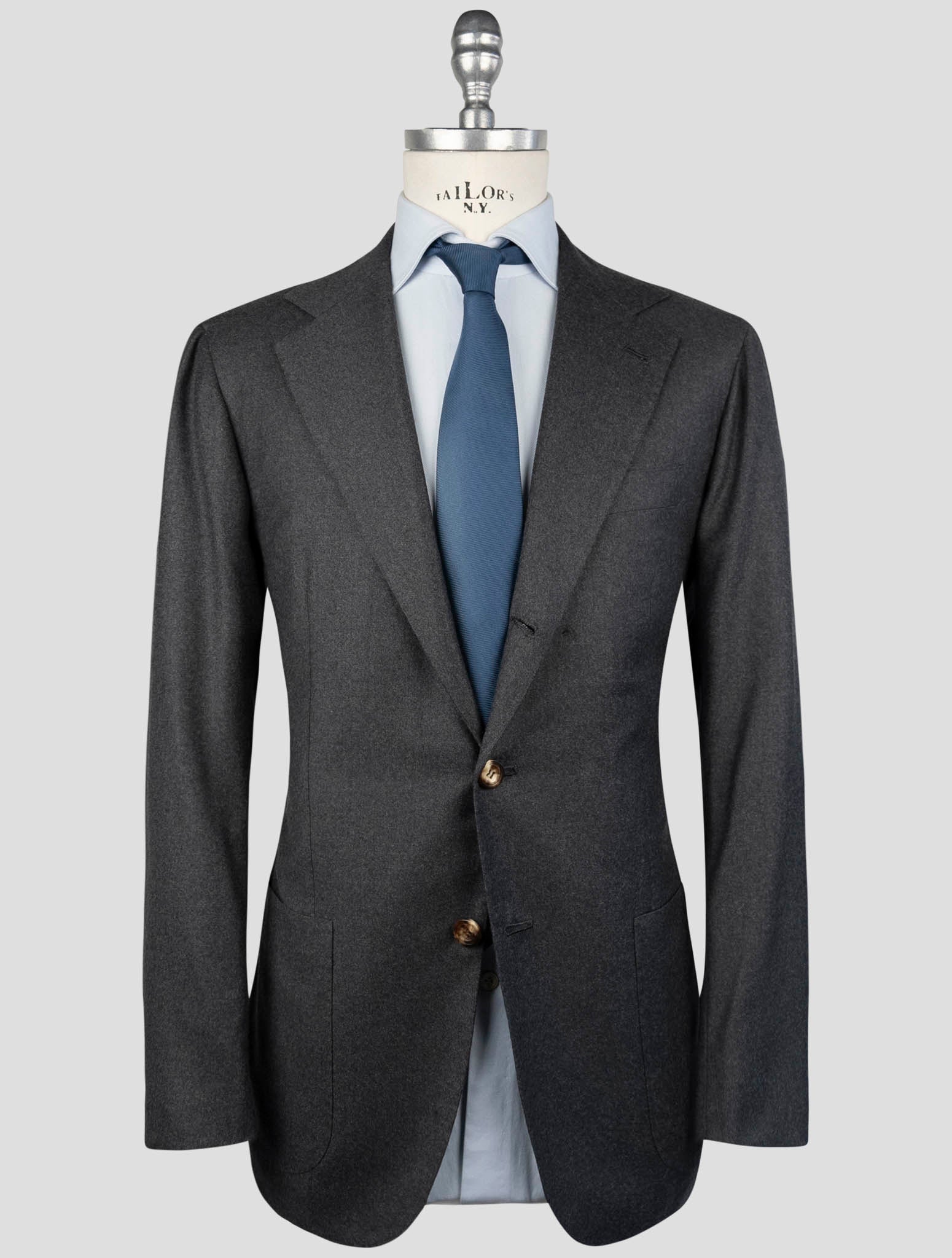Kiton Gray  Wool  Blazer