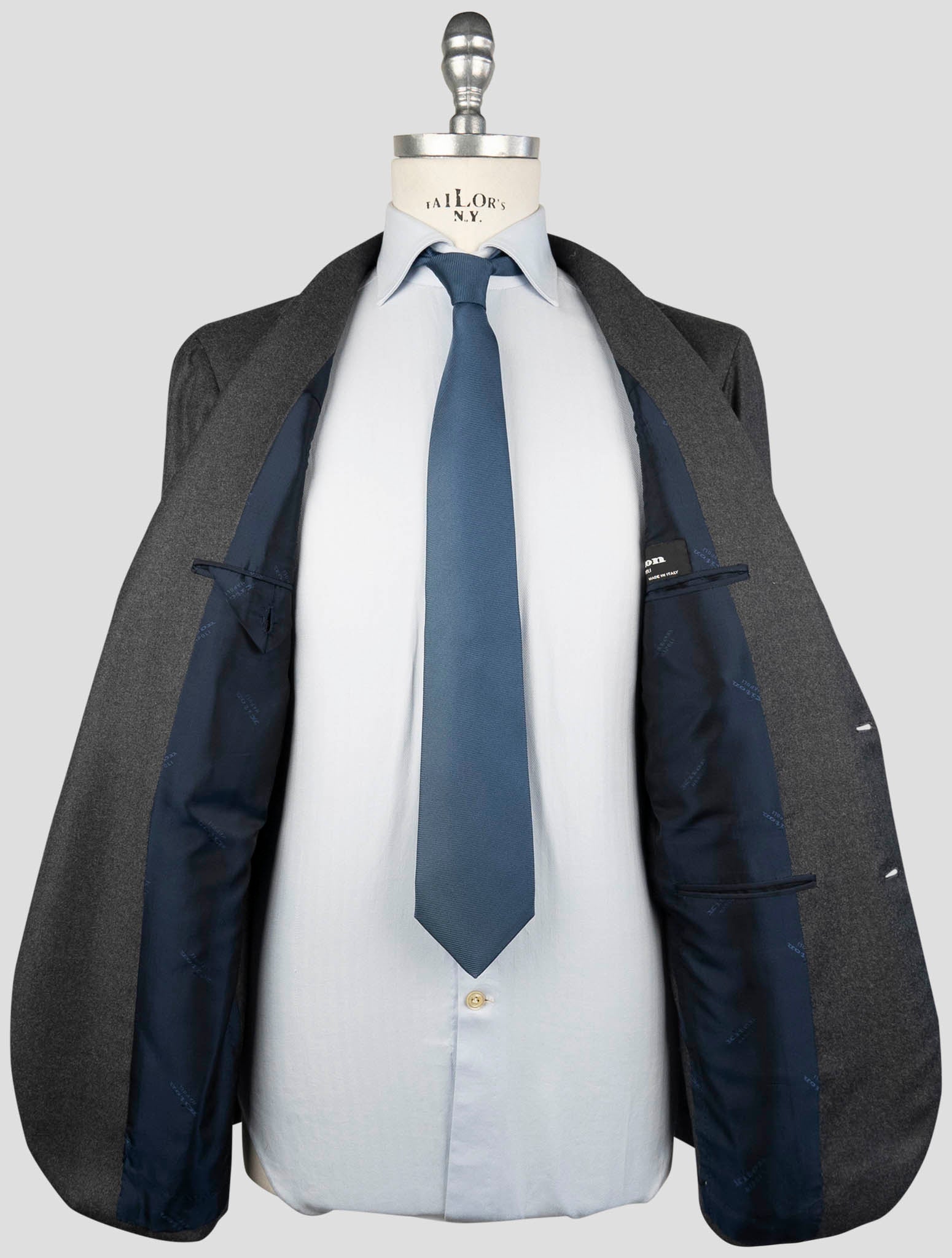 Kiton Gray  Wool  Blazer