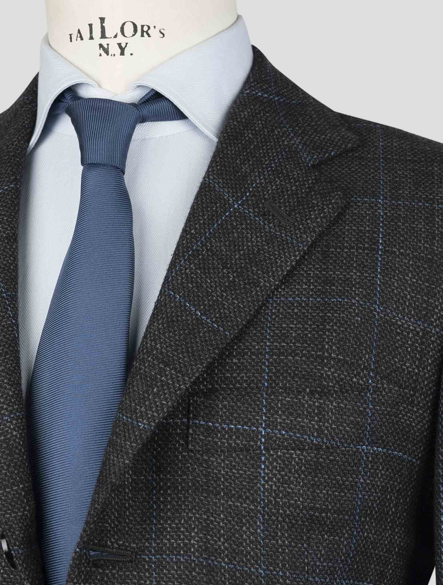 Kiton Brown Cashmere Virgin Wool Silk Cotton Pa Blazer