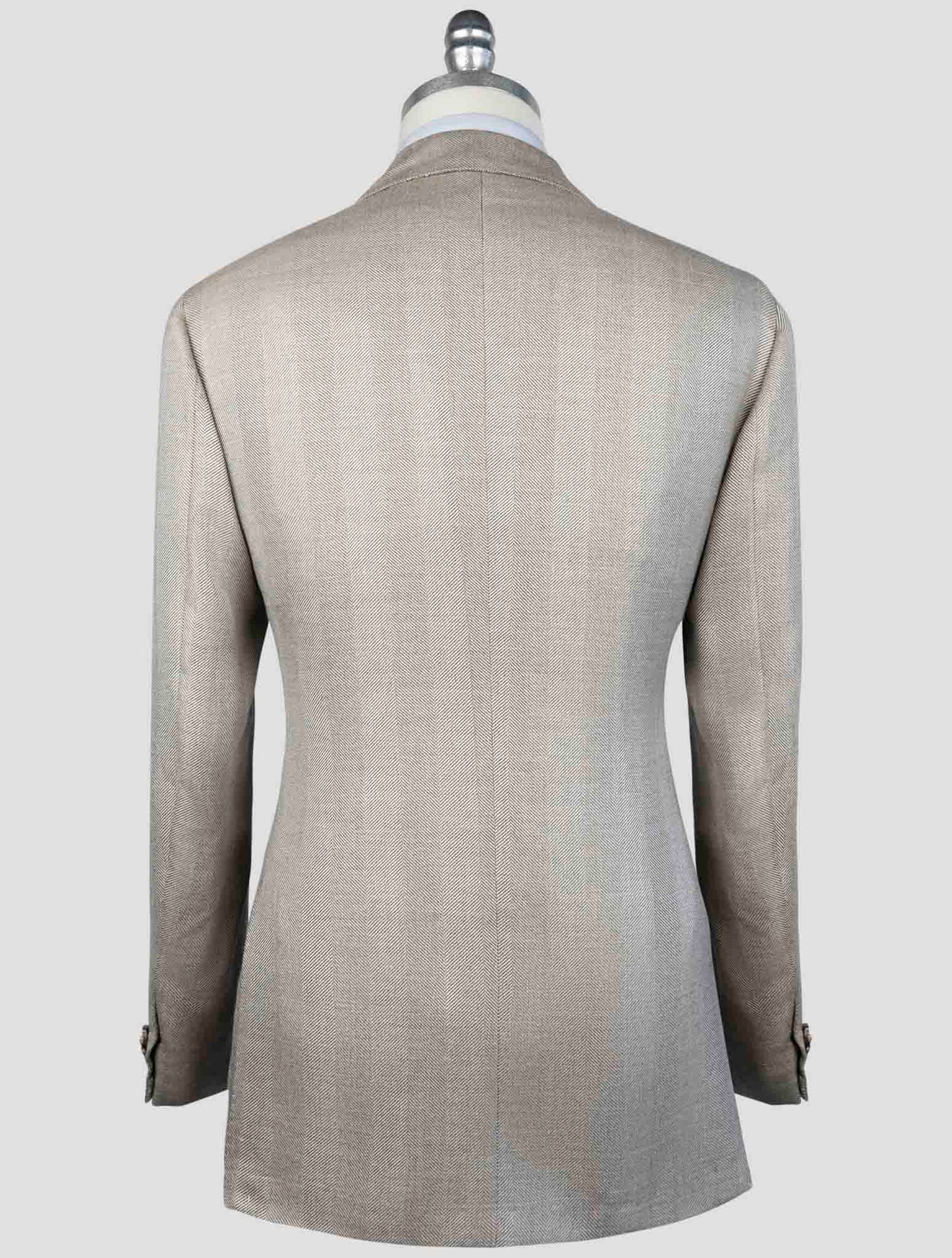 Kiton Brown  Cashmere Silk Linen Blazer