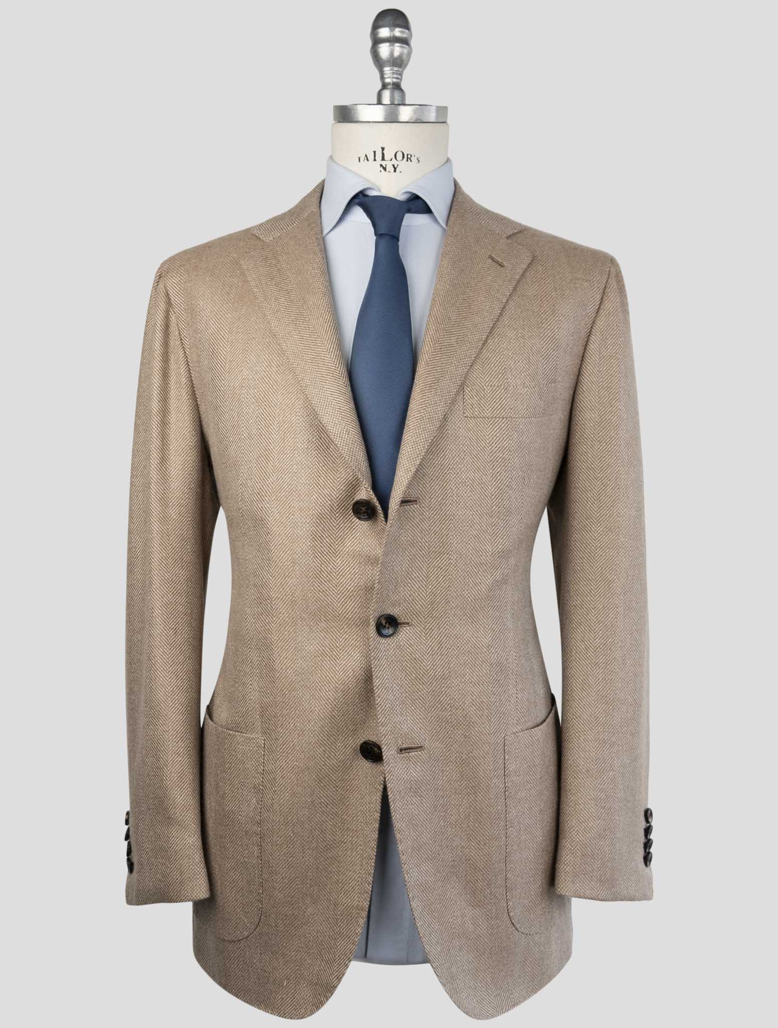 Kiton Brown Cashmere Blazer