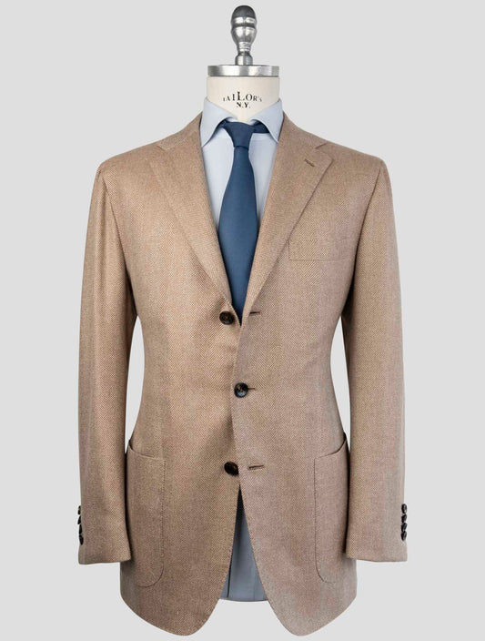 Kiton Brown Cashmere Blazer