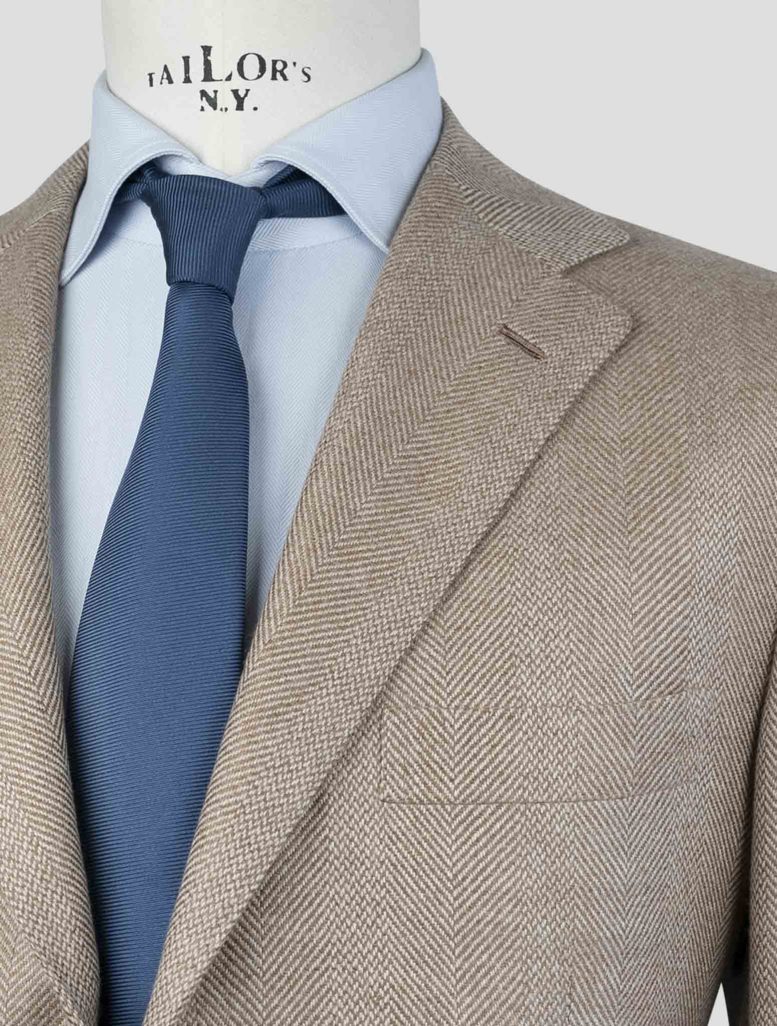 Kiton Brown Cashmere Blazer