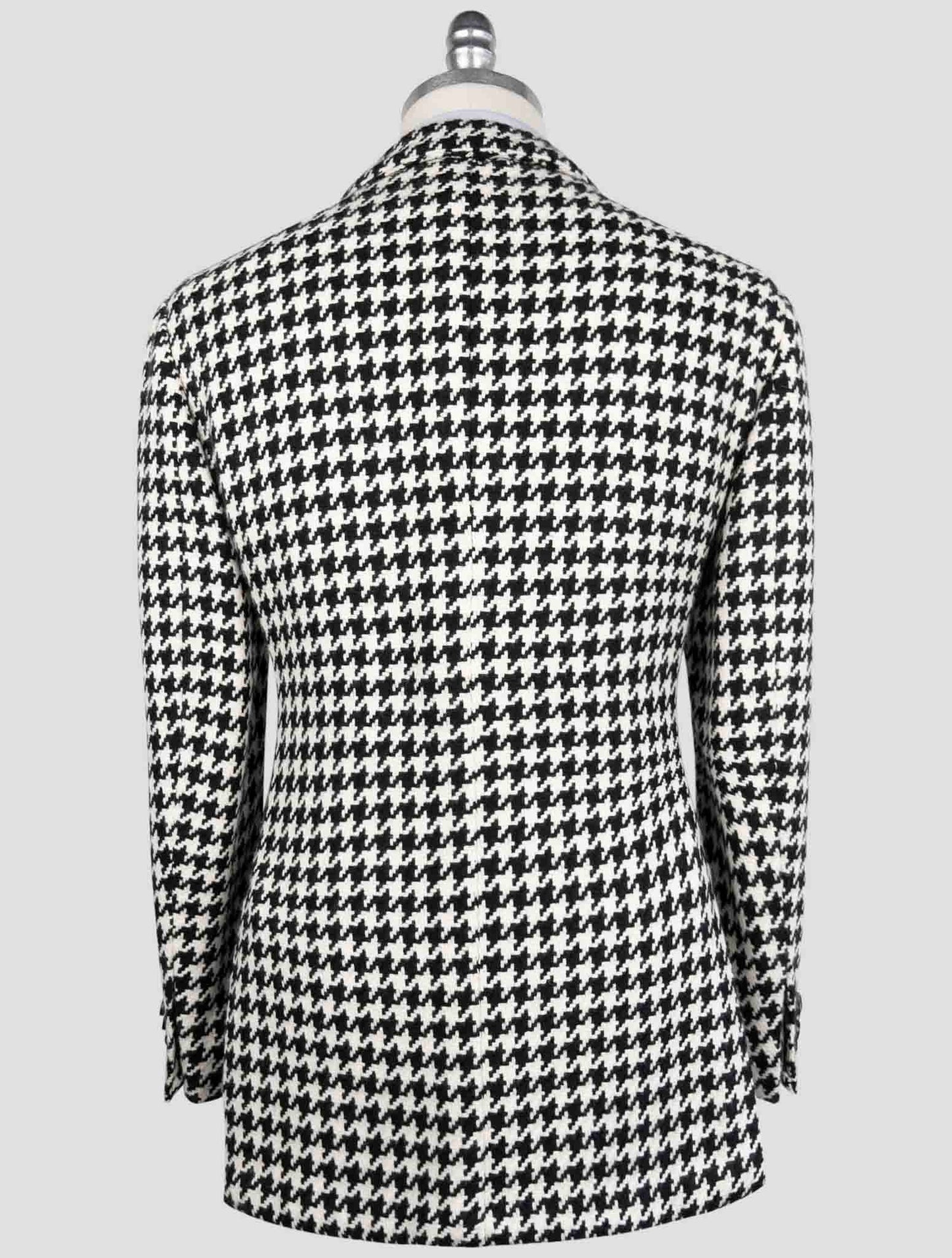 Kiton Black White Cashmere Blazer