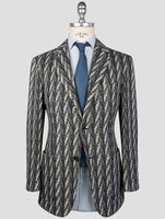 Kiton Gray White Cashmere Blazer