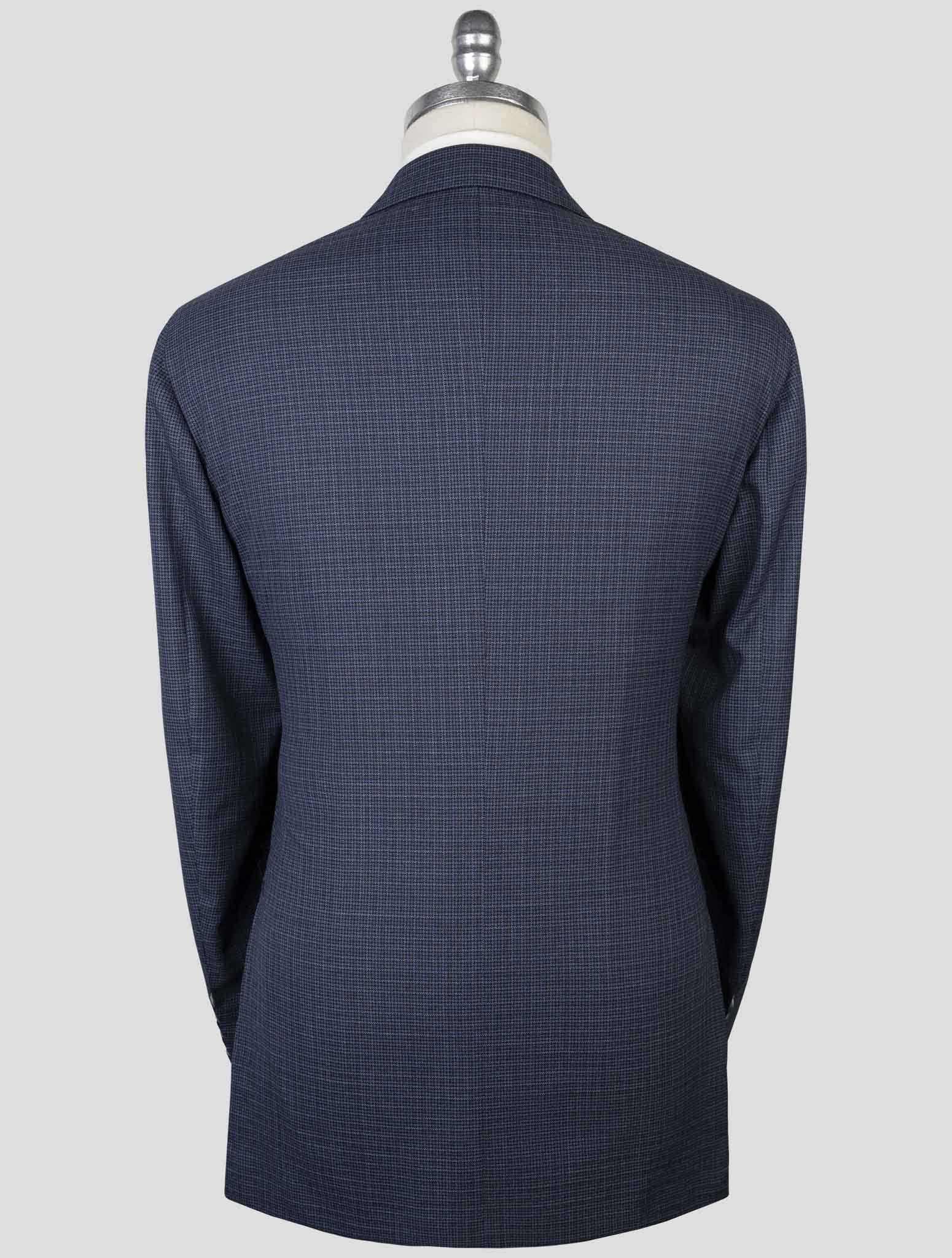 Kiton Blue Virgin Wool 14 Micron Suit