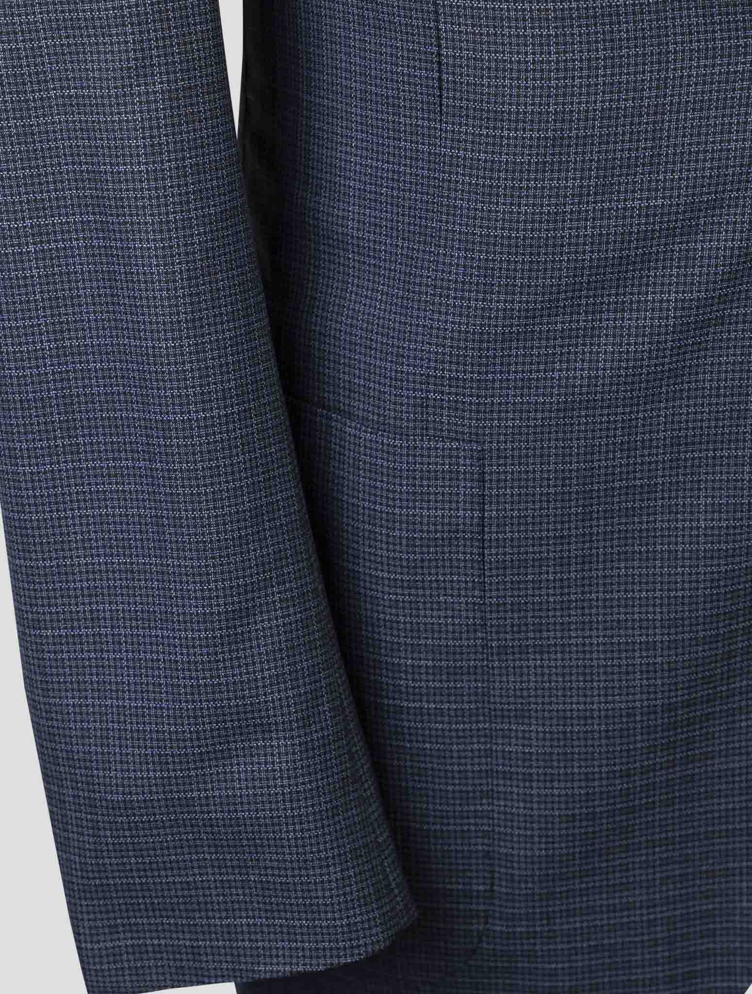 Kiton Blue Virgin Wool 14 Micron Suit