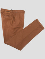 Kiton Brown Cotton Cashmere Ea Pants
