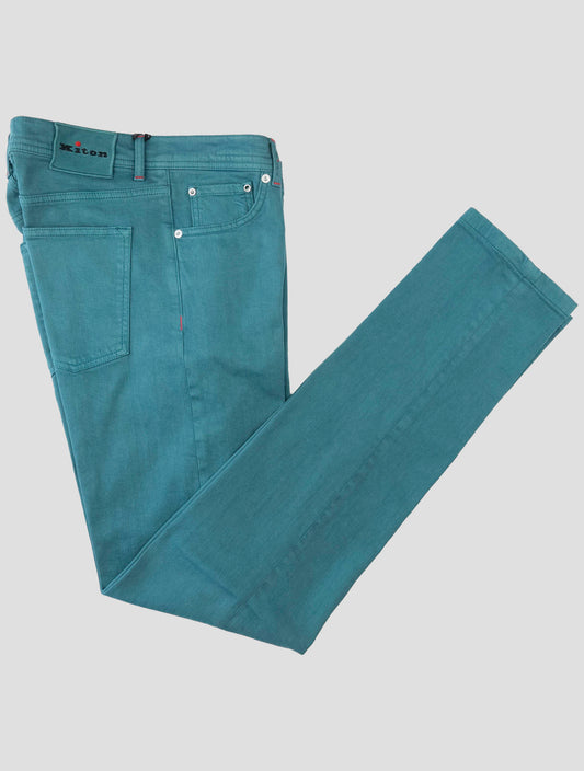 Kiton Green Cotton Ea Jeans