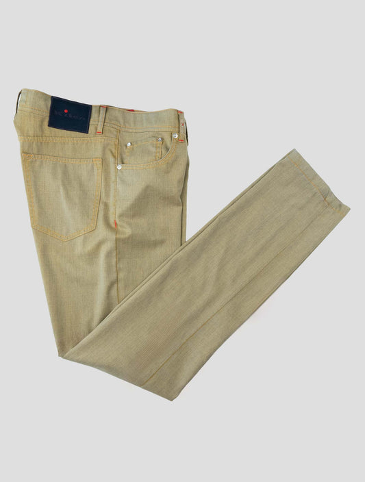 Kiton Green Cashmere Jeans