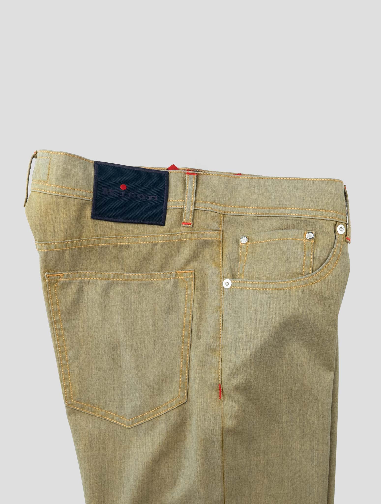 Kiton Green Cashmere Jeans