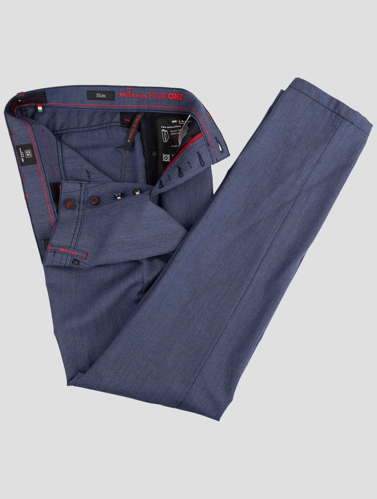 Kiton Blue Cashmere Special Edition Plus One Jeans
