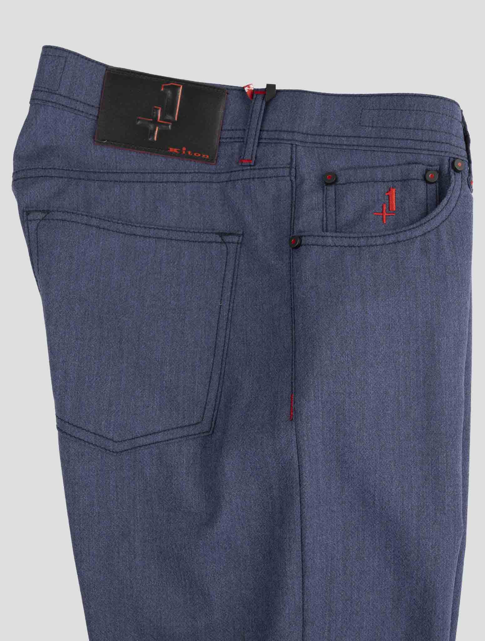 Kiton Blue Cashmere Special Edition Plus One Jeans