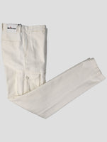 Kiton White Cotton Cashmere Ea Pants
