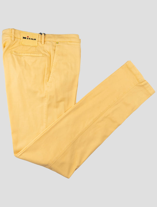 Kiton Yellow Lyocell Ea Jeans