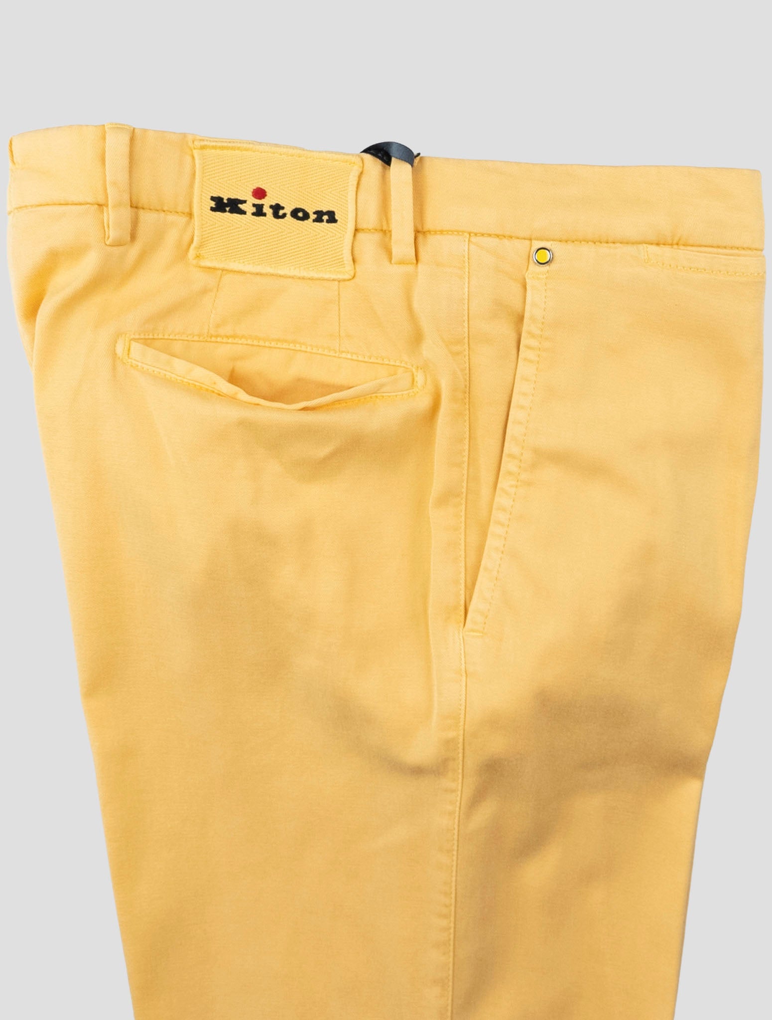 Kiton Yellow Lyocell Ea Jeans