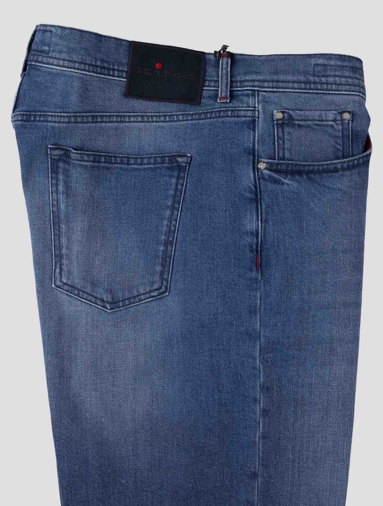 Kiton Blue Cotton Ea Jeans