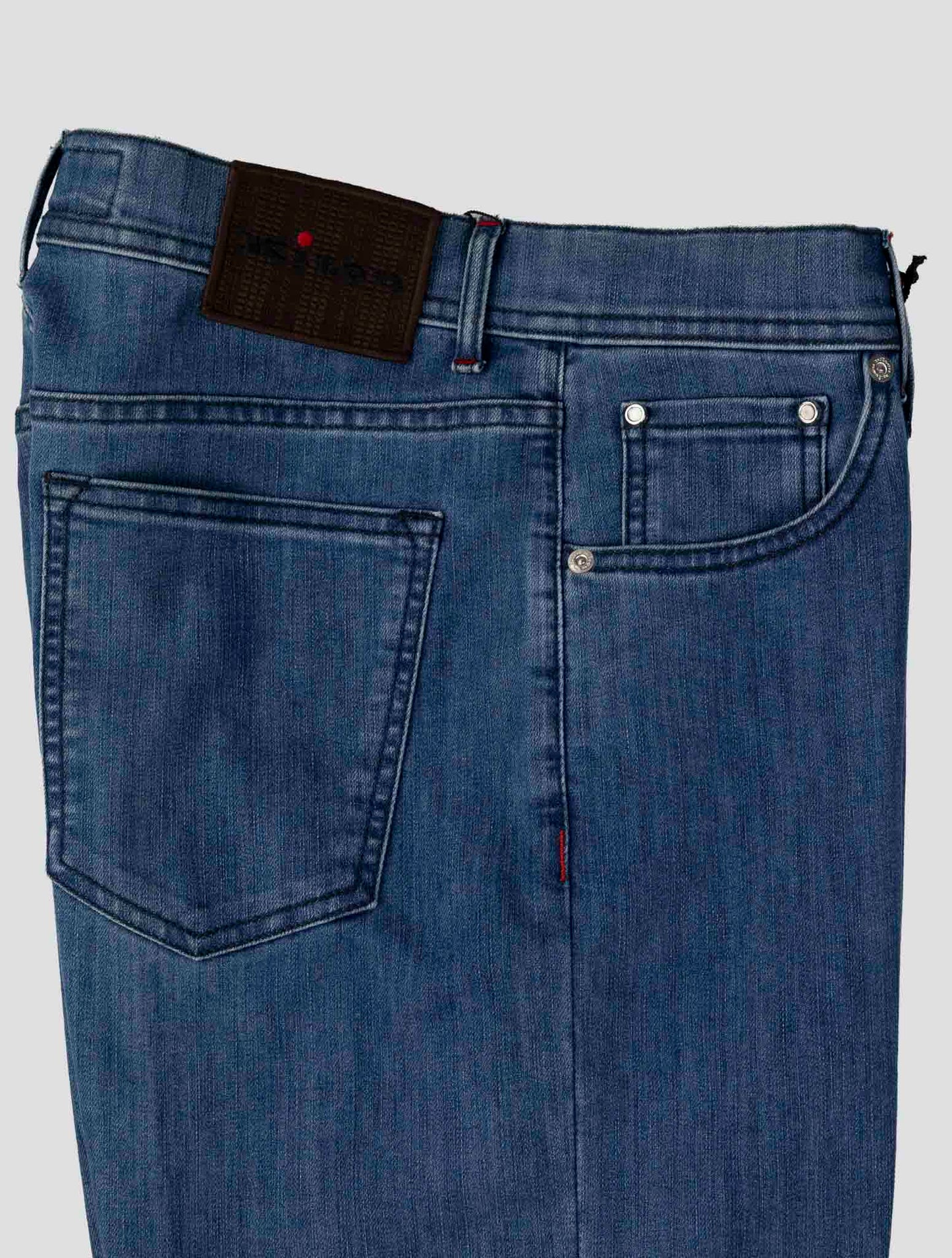 Kiton Blue Cotton Ea Jeans