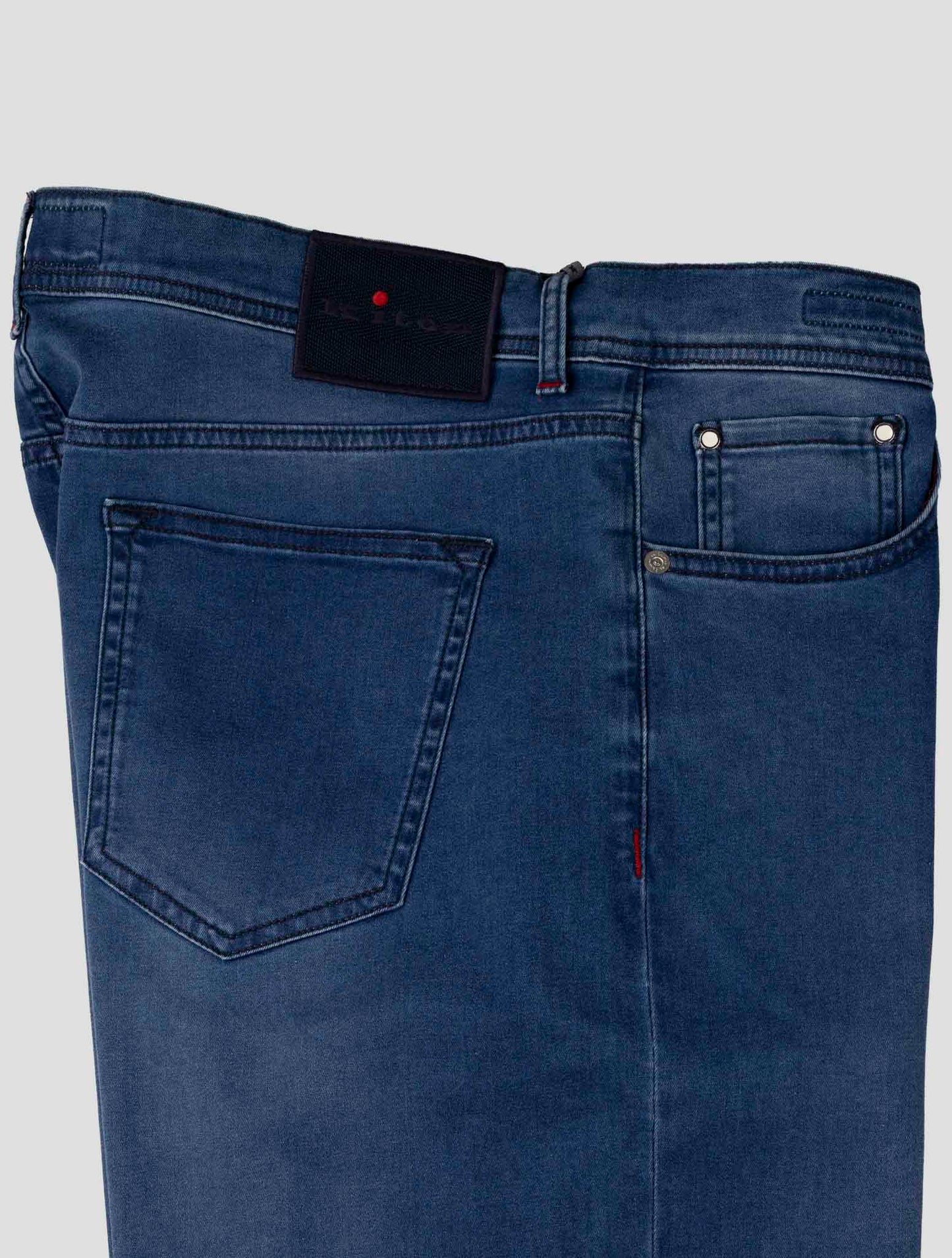 Kiton Blue Cotton Ea Jeans