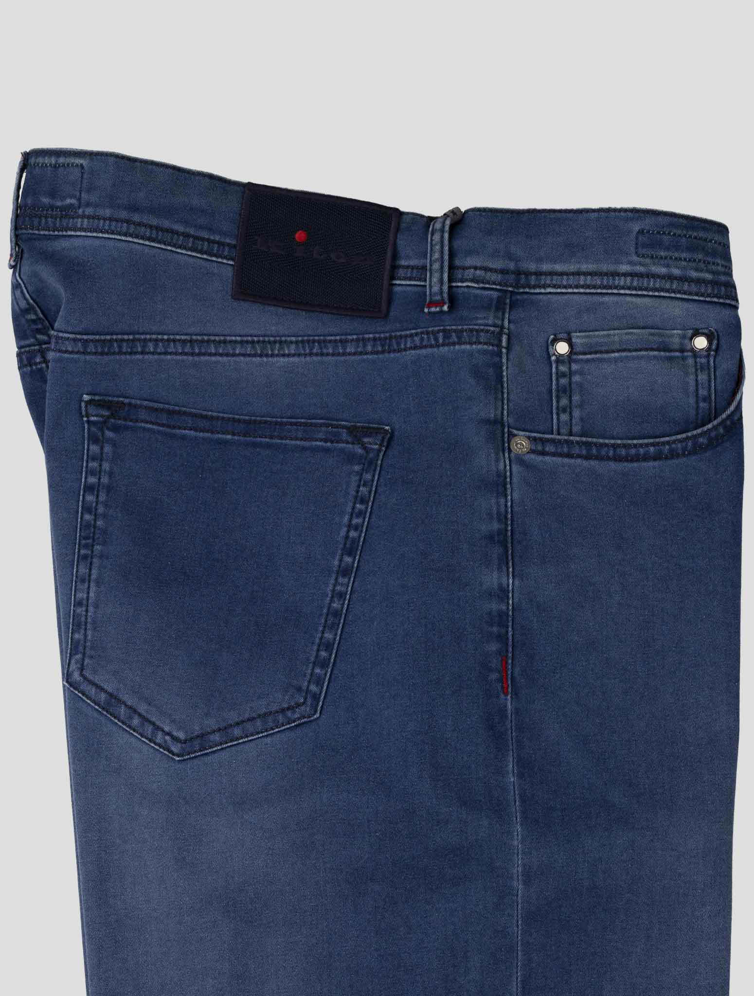 Kiton Blue Cotton Ea Jeans