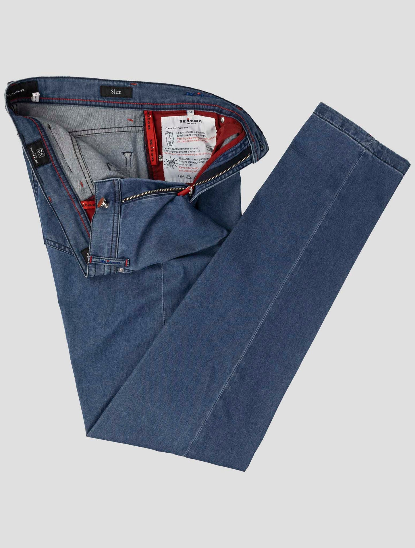 Kiton Denim Cotton Ea Jeans