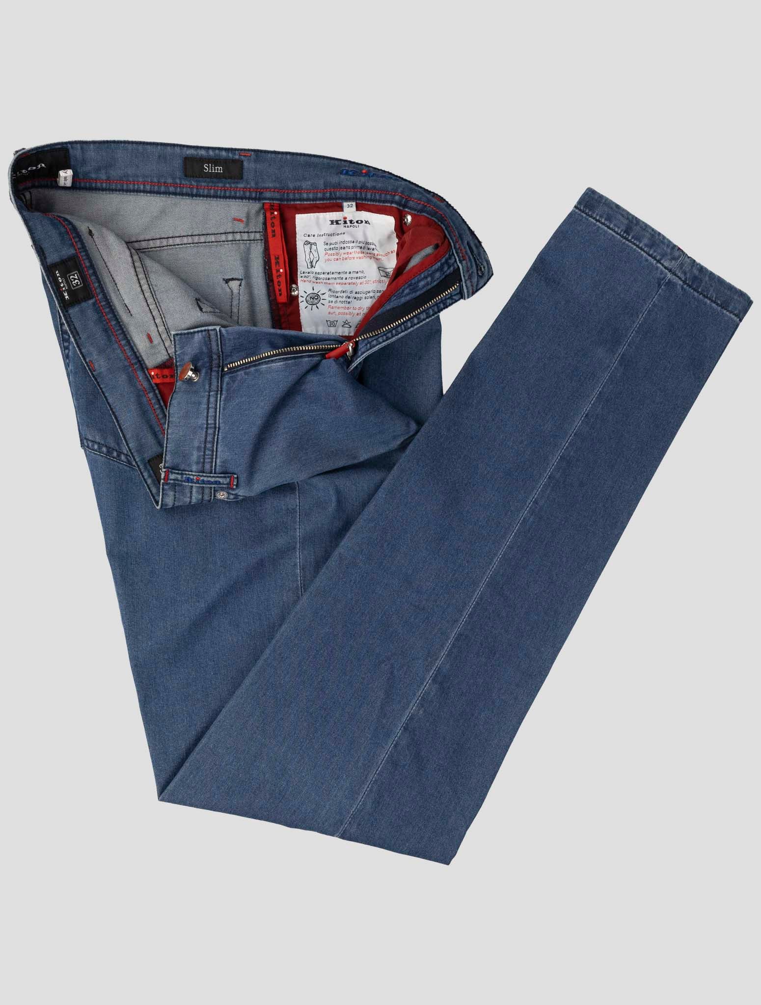 Kiton Denim Cotton Ea Jeans