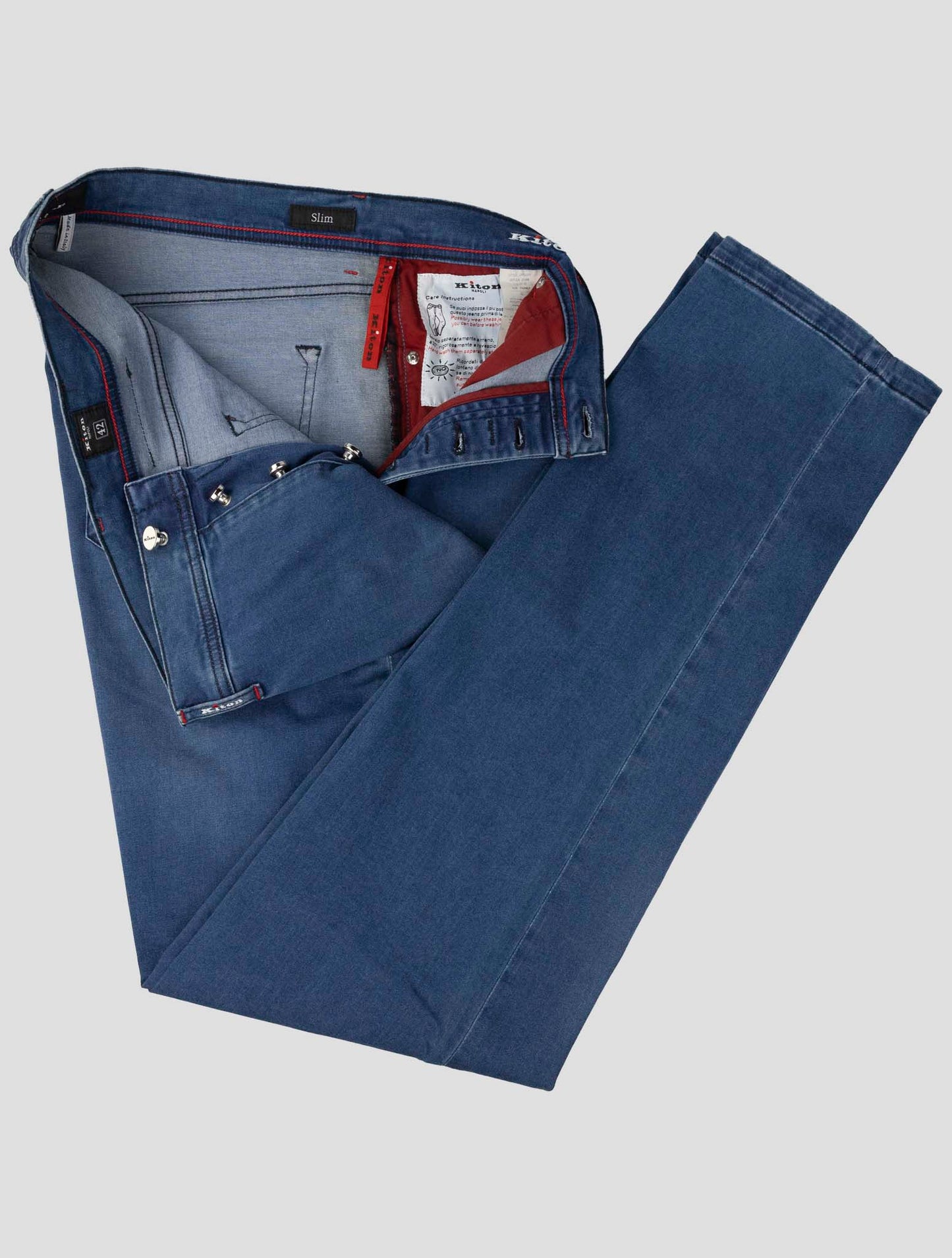 Kiton Denim Cotton Ea Jeans