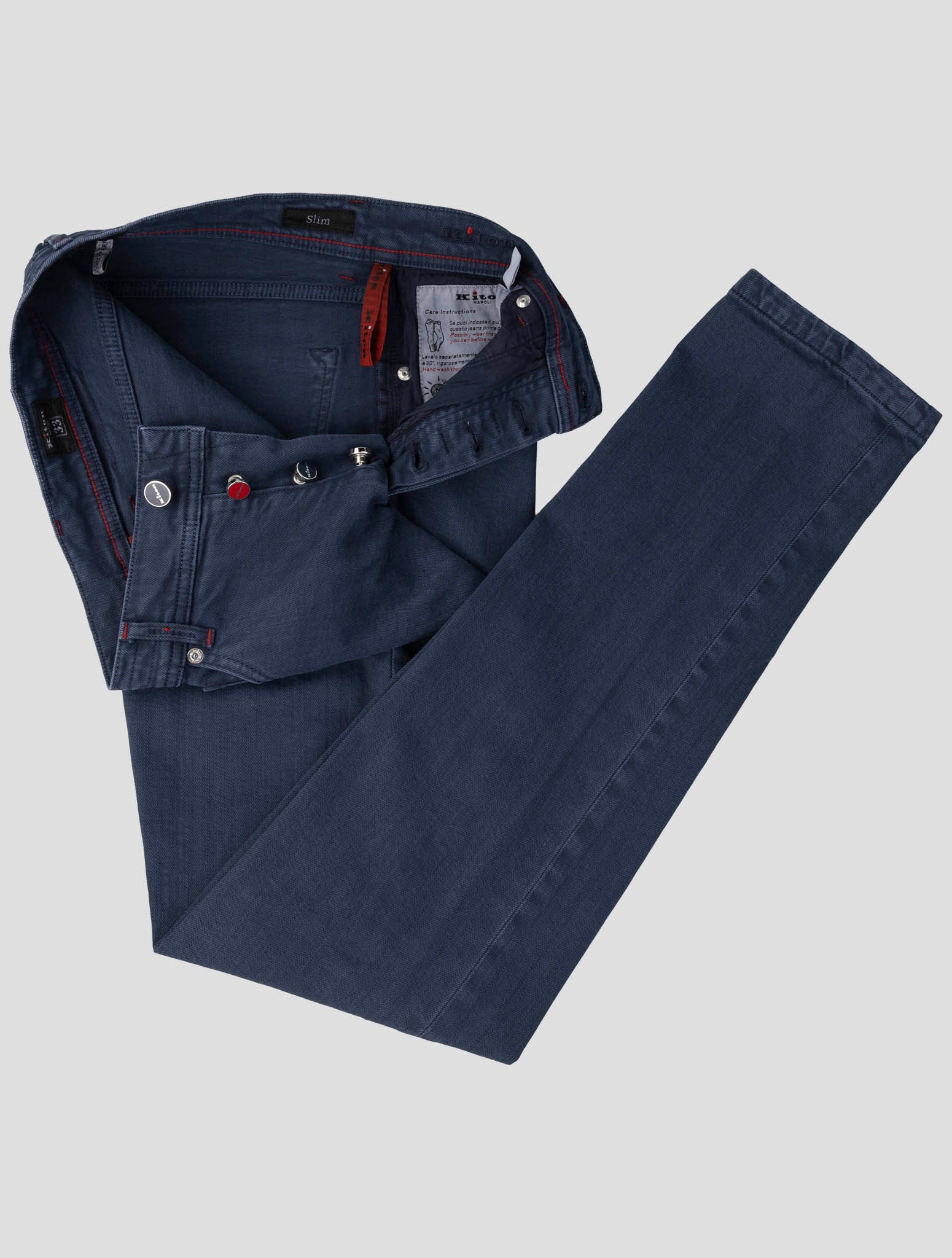 Kiton Denim Cotton Ea Jeans