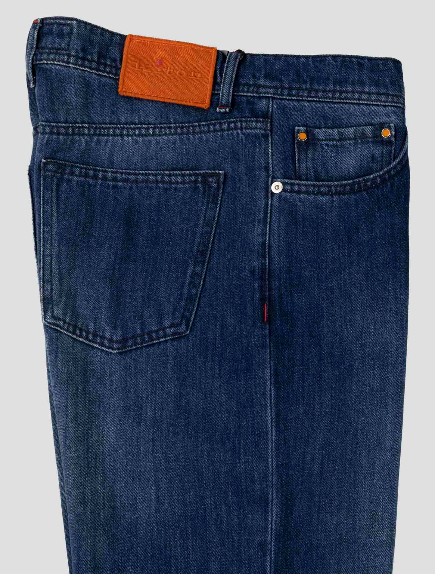 Kiton Denim Cotton Wool Pa Jeans
