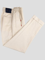 Kiton Beige Cotton Pants