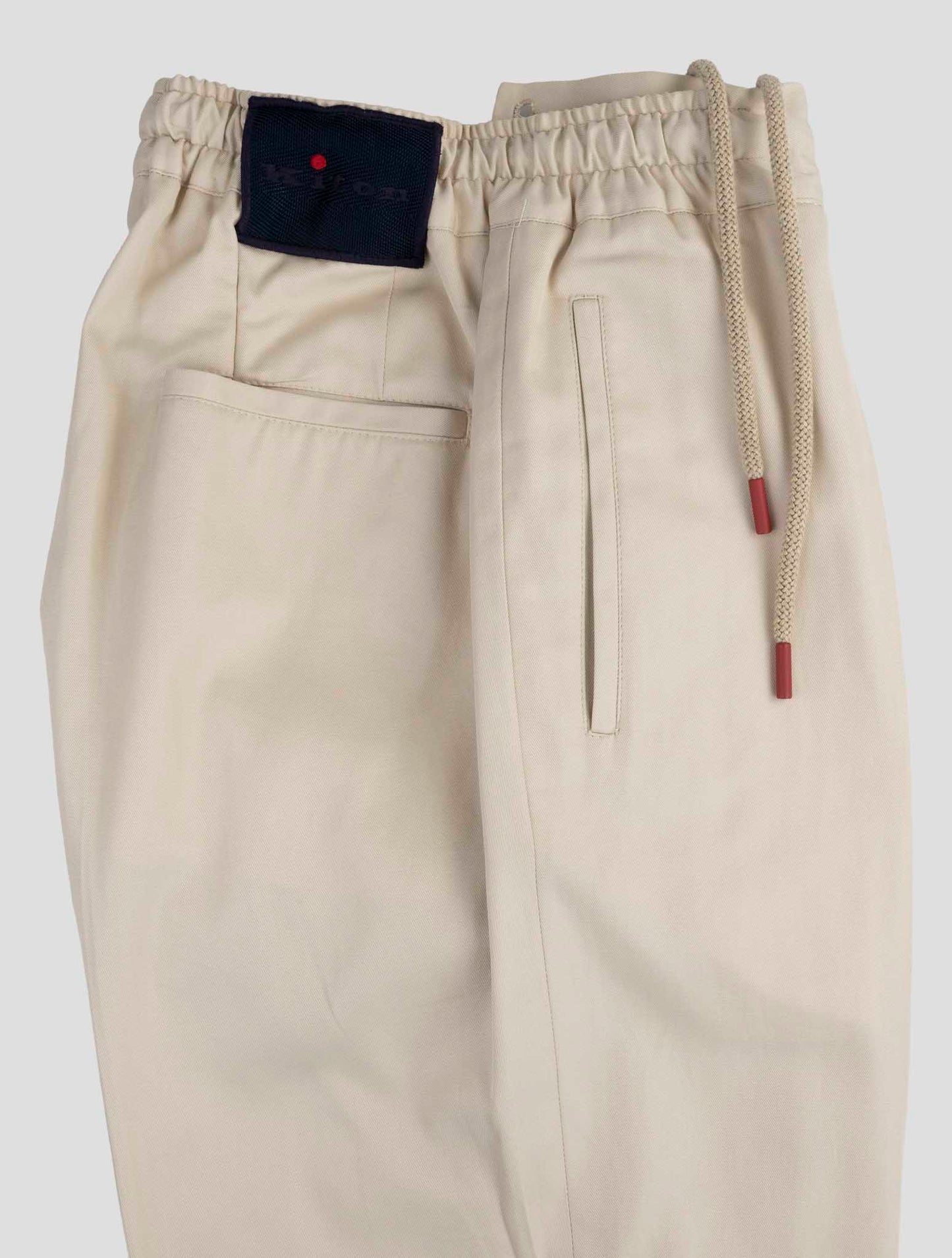 Kiton Beige Cotton Pants