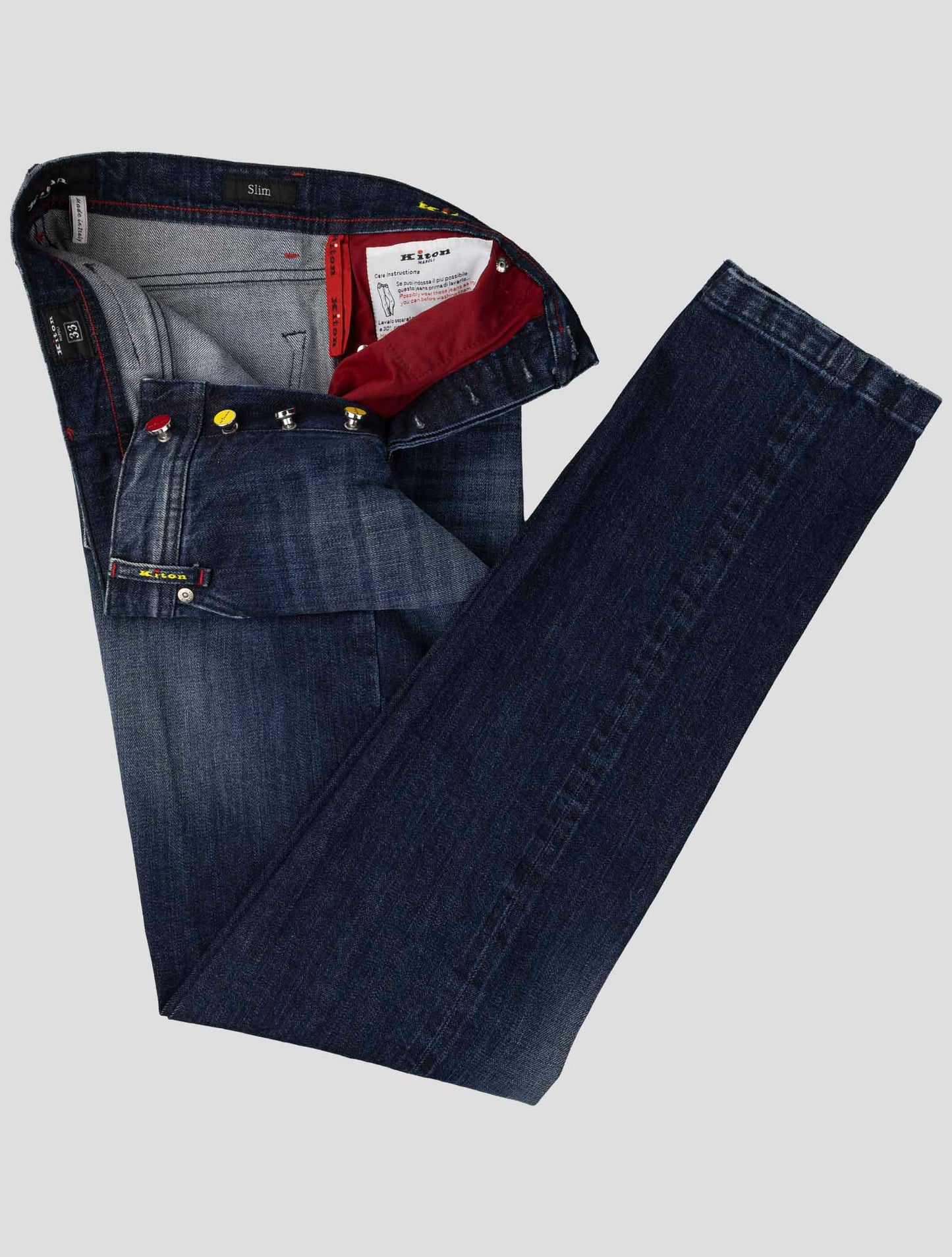 Kiton Denim Cotton Ea Jeans