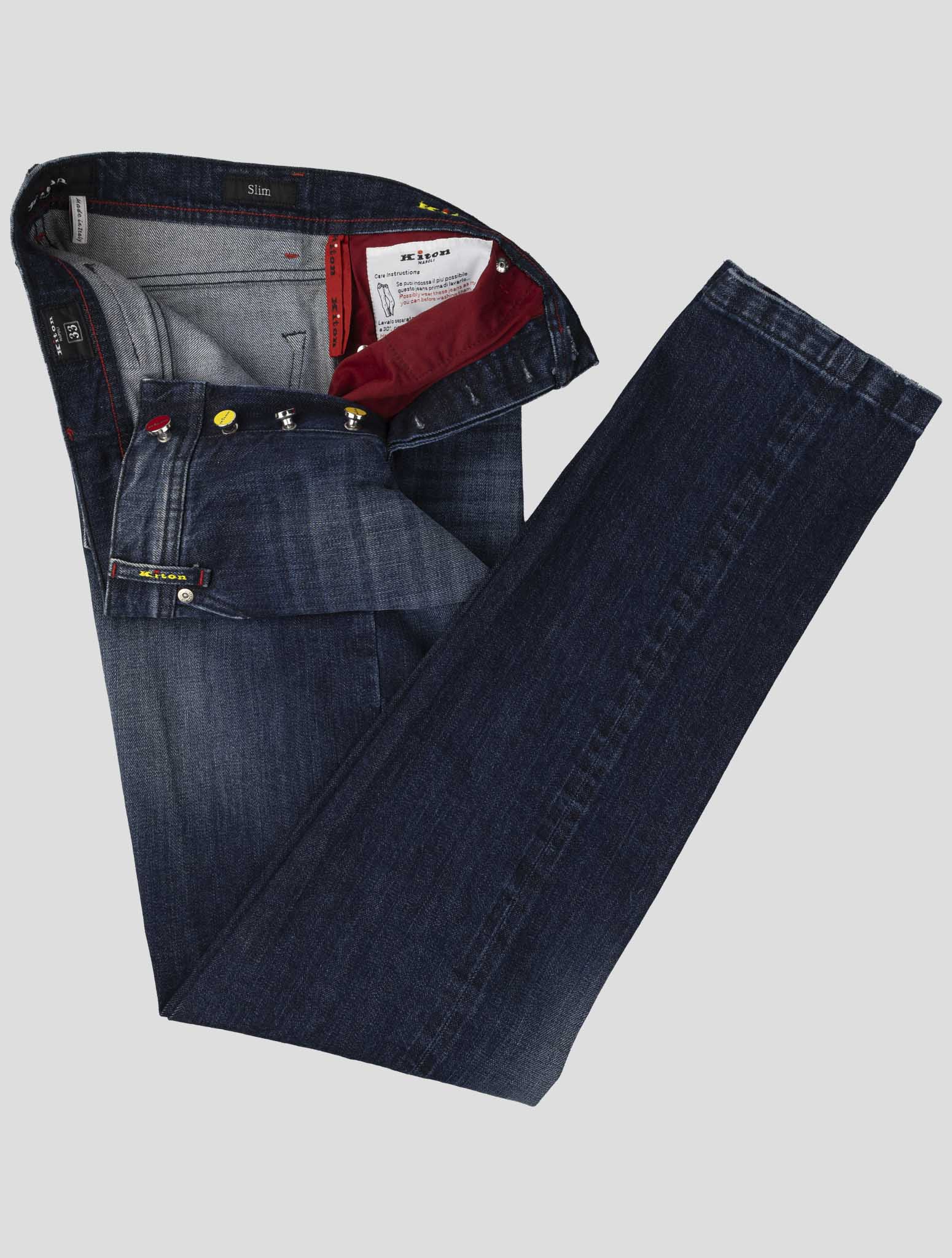 Kiton Denim Cotton Ea Jeans