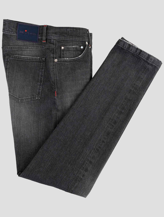 Kiton Dark Gray Cotton Ea Jeans