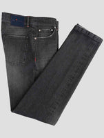 Kiton Dark Gray Cotton Ea Jeans