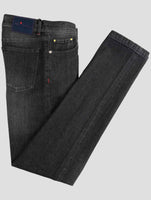 Kiton Dark Gray Cotton Ea Jeans