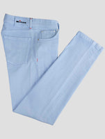 Kiton Light Blue Cotton Ea Jeans