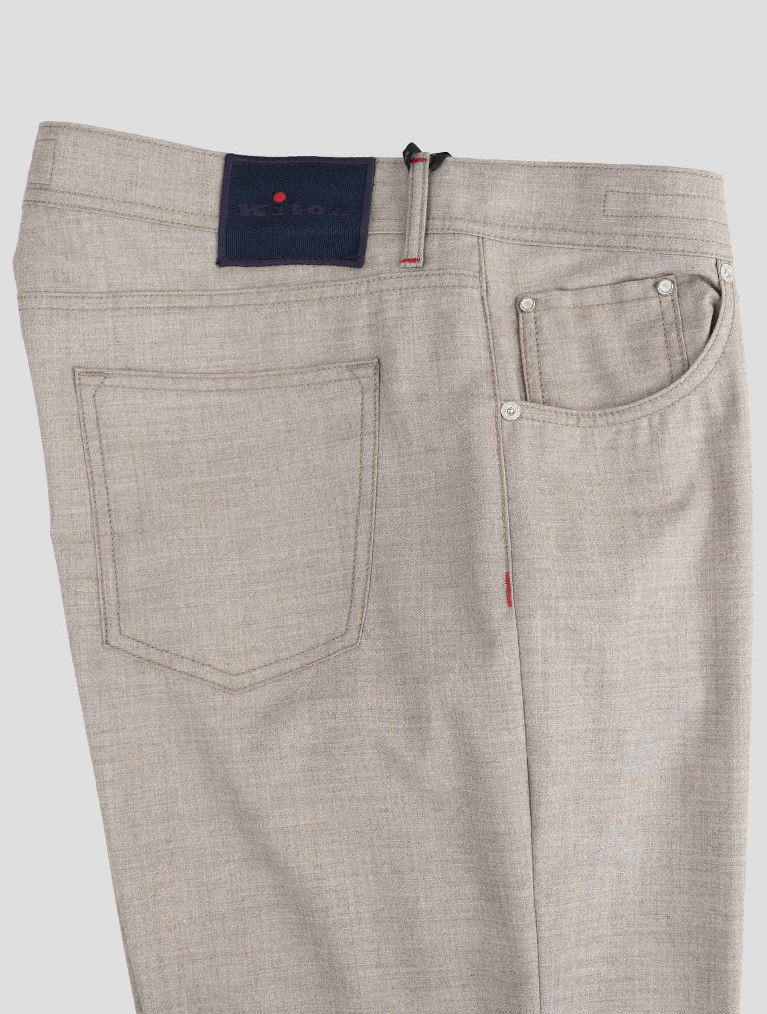 Kiton Gray Cashmere Jeans