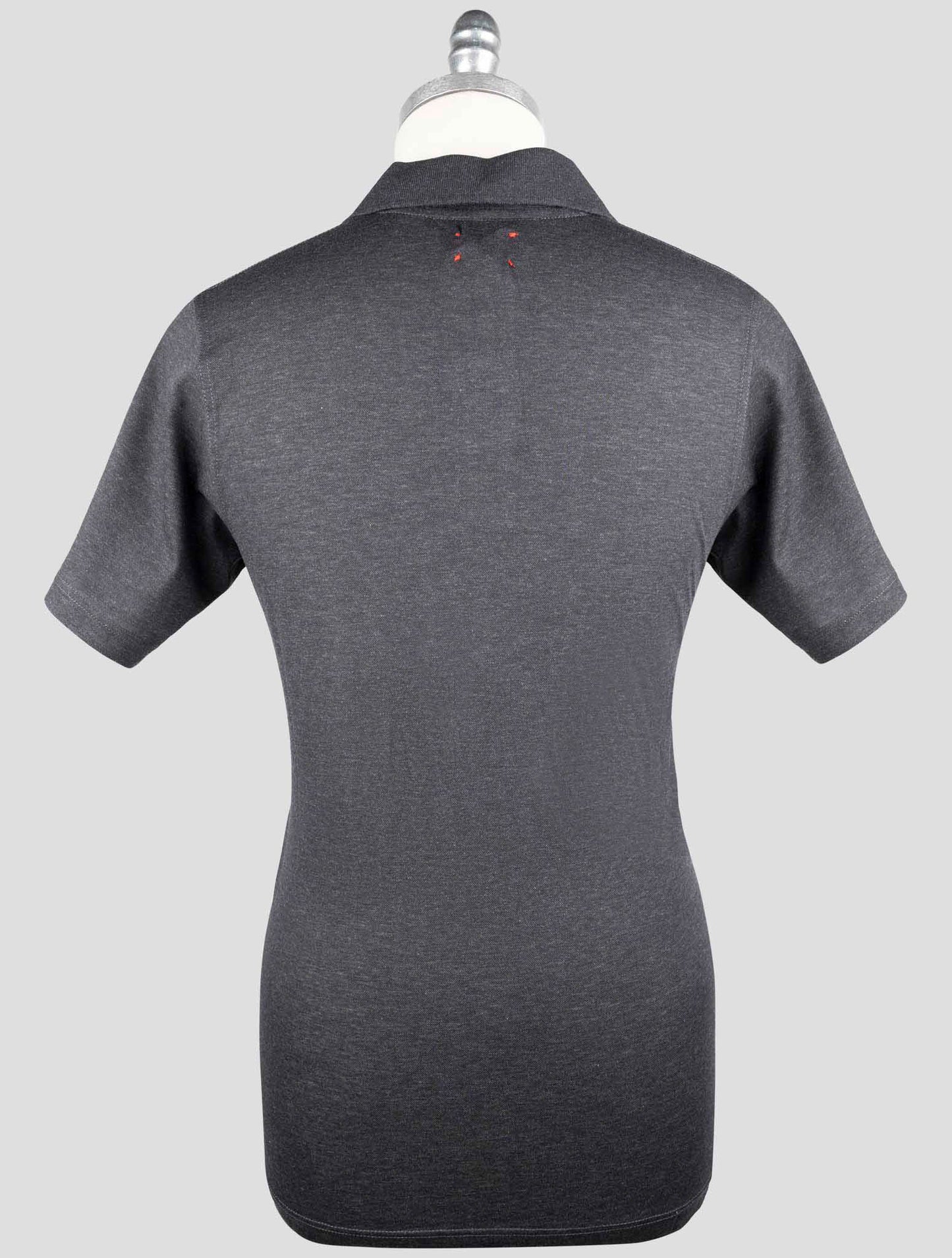Kiton Dark Gray Cotton Polo