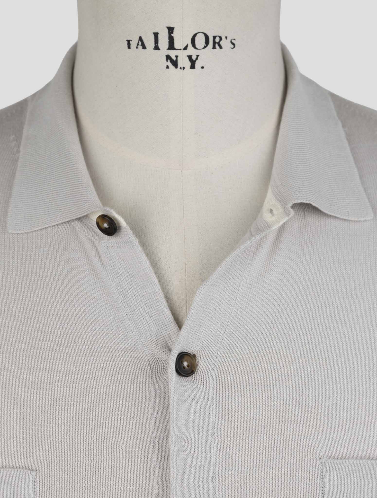 Kiton Gray Cotton Shirt